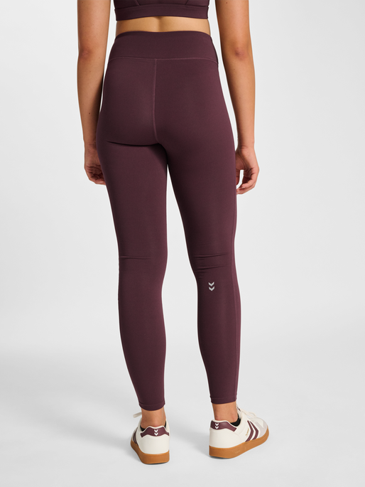hmlPULSE HIGH WAIST TIGHTS, FUDGE, model