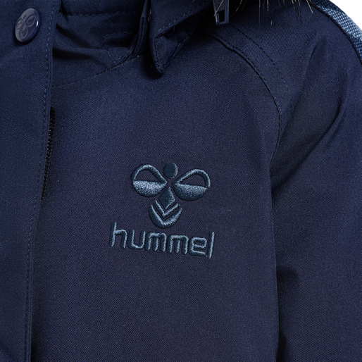 hmlCANYON TEX JACKET, BLACK IRIS, packshot