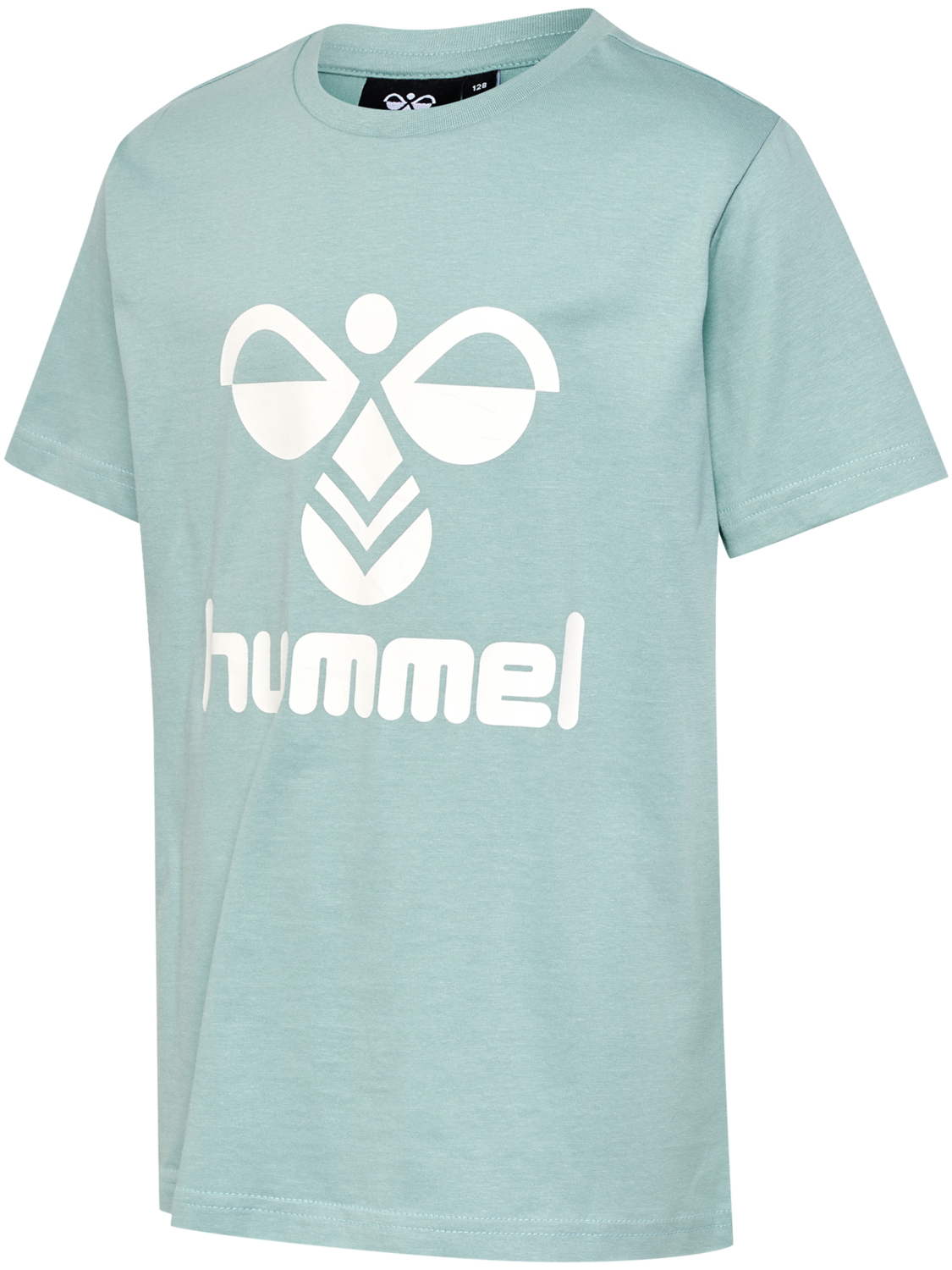 hmlTRES T-SHIRT S/S, BLUE SURF, packshot