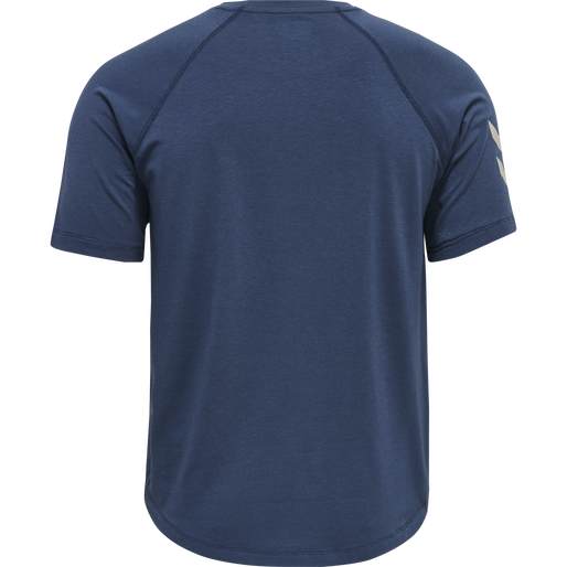 hmlMT LAZE T-SHIRT, INSIGNIA BLUE, packshot