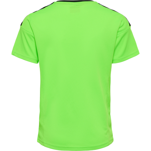 hmlAUTHENTIC KIDS POLY JERSEY S/S, GREEN GECKO, packshot