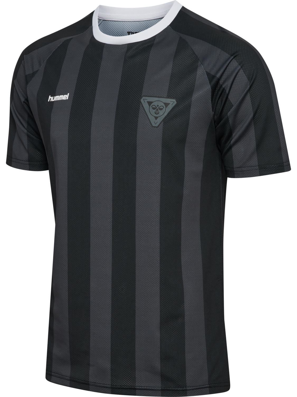 hmlKICK OFF JERSEY S/S, BLACK, packshot