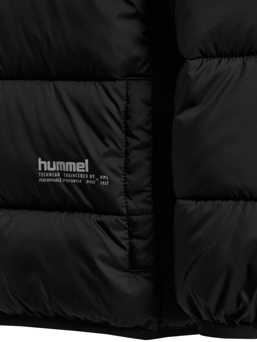 hmlJR LIGHTWEIGHT PUFFER JACKET, BLACK hmlJR LIGHTWEIGHT PUFFER JACKET, BLACK, packshot