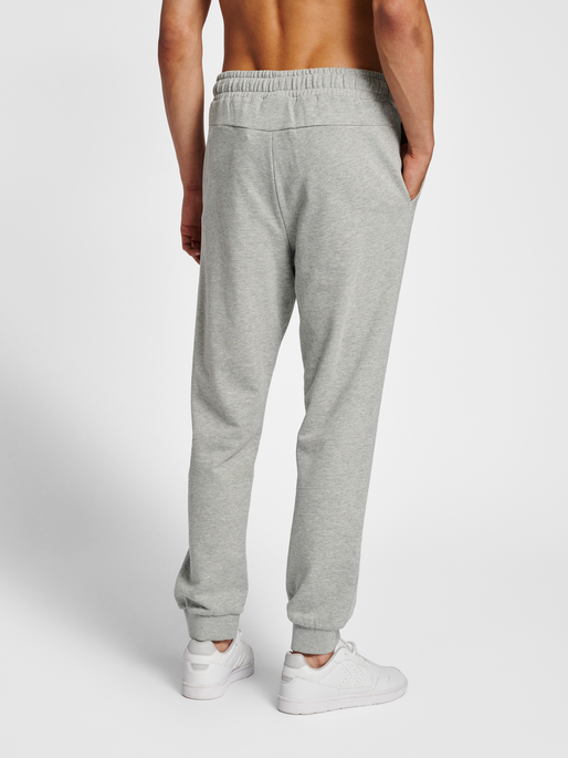 hmlIC DAYTON REGULAR PANTS, GREY MELANGE, model