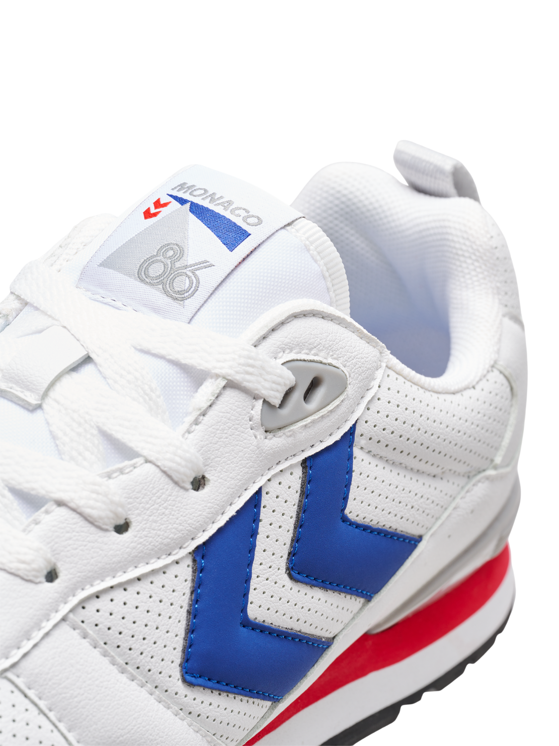 MONACO 86 PERFORATED, WHITE/BLUE/RED, packshot