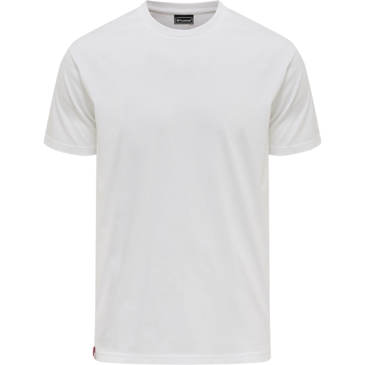 hmlRED BASIC T-SHIRT S/S, WHITE, packshot