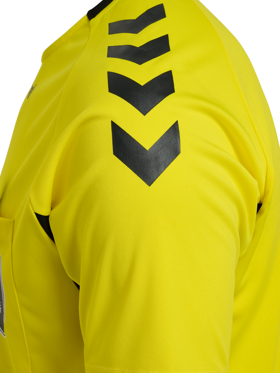 FFHB REFEREE YOUTH JERSEY S/S, BLAZING YELLOW W/O SPONSOR, packshot