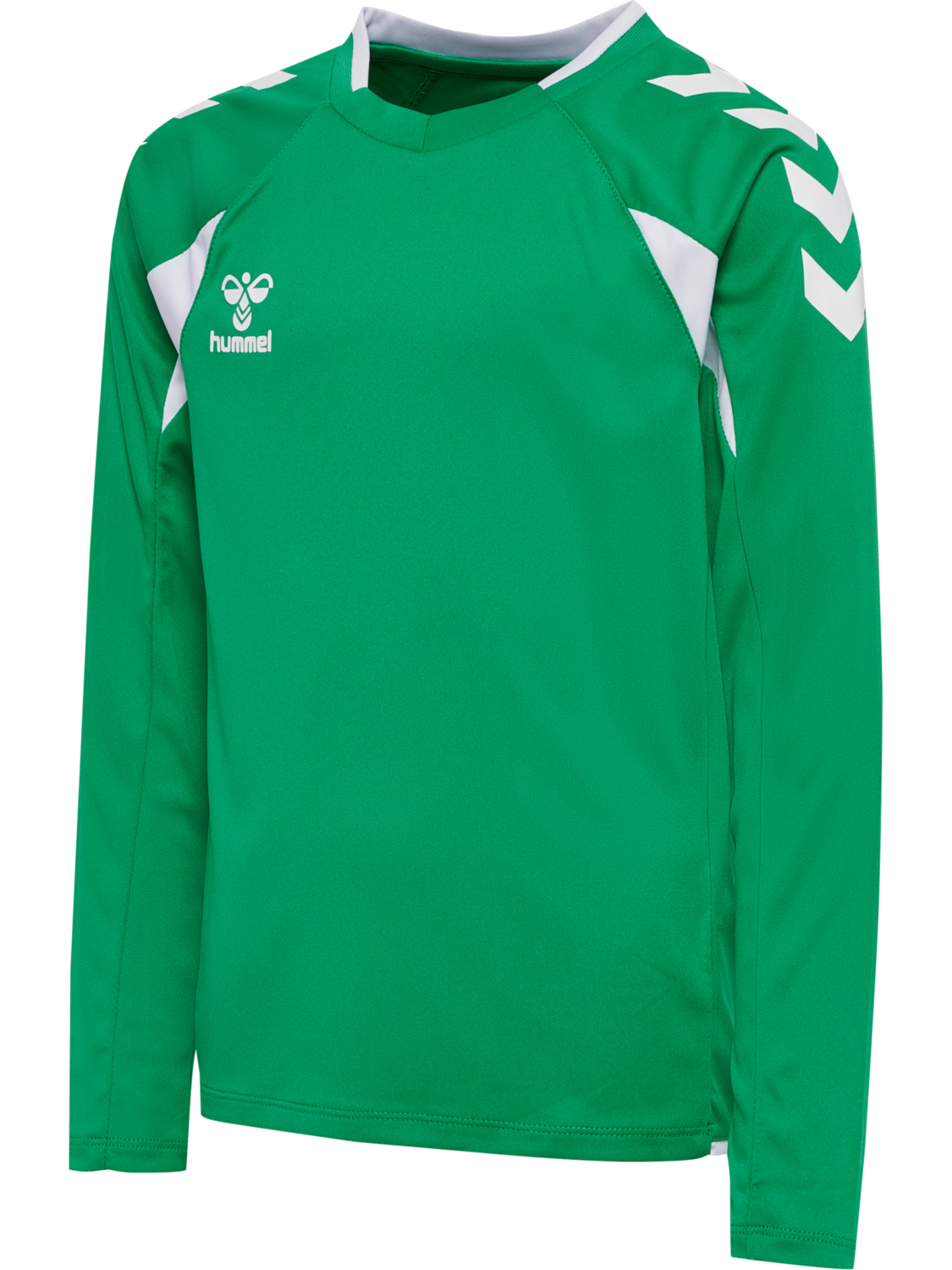 hmlCORE 2.0 JERSEY L/S KIDS, JELLY BEAN/WHITE, packshot