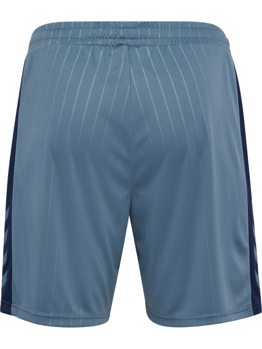 hmlPULSE STRIPE BLOCKED SHORTS, BLUE MIRAGE/DRESS BLUE, packshot