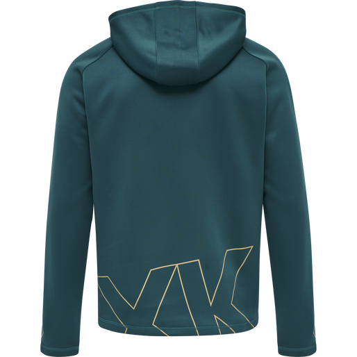 hmlCIMA XK HOODIE, BLUE CORAL, packshot