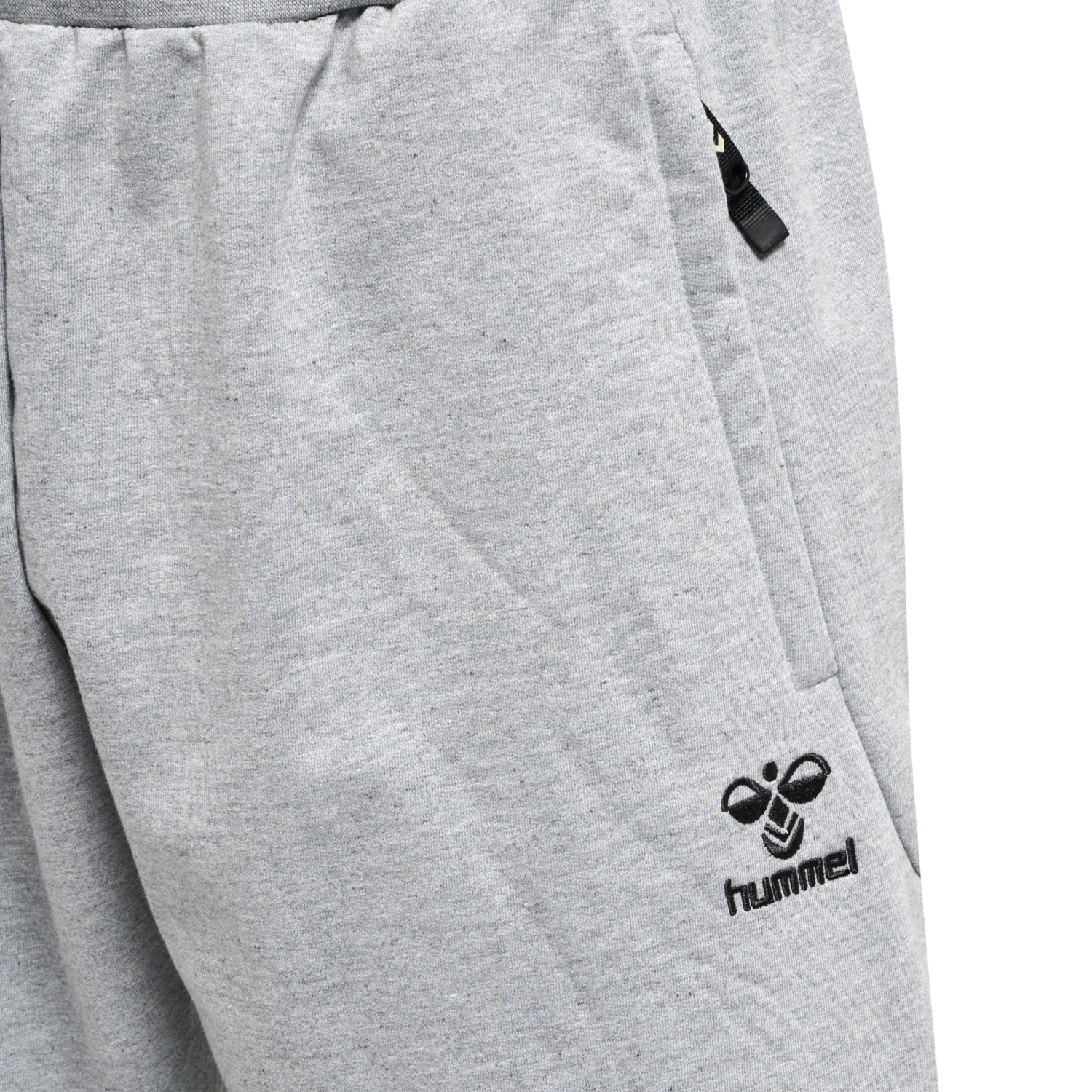 hmlMOVE GRID COTTON SHORTS, GREY MELANGE, packshot