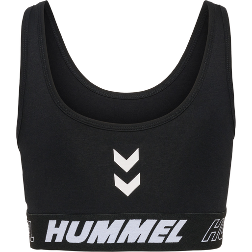 hmlTE MAJA 2-PACK COTTON SPORTS TOP, BLACK/DRIFTWOOD, packshot