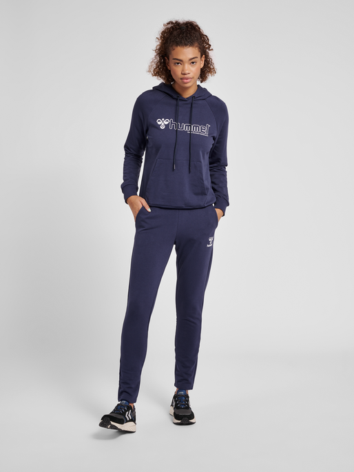 hmlNONI 2.0 HOODIE, PEACOAT, model