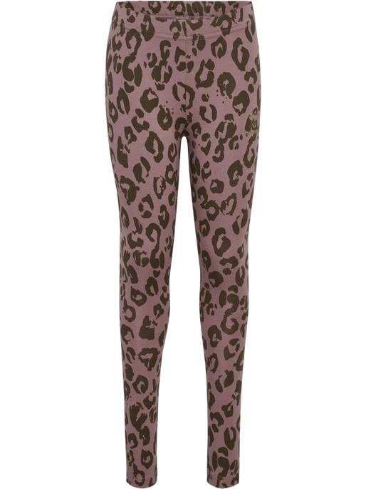 hmlMUSSE TIGHTS, TWILIGHT MAUVE, packshot