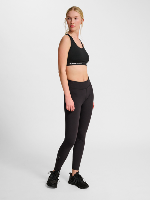 hmlPULSE LIGHT SUPPORT BRA, BLACK, model