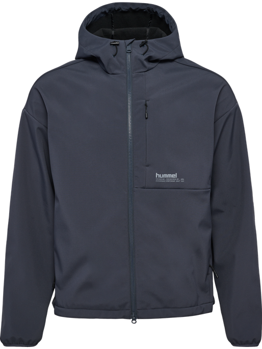 hmlLOOSE SOFTSHELL JACKET, EBONY hmlLOOSE SOFTSHELL JACKET, EBONY, packshot