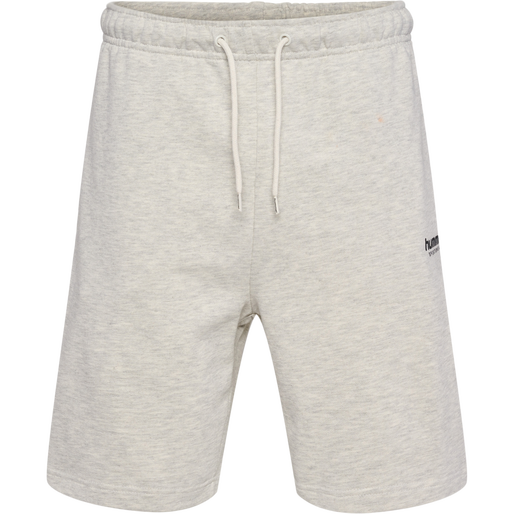 hmlLGC GABE SWEATSHORTS, TOFU MELANGE, packshot