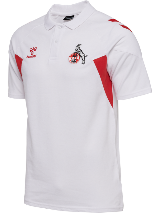 1FCK 23/24 TRAVEL POLO, WHITE 1FCK 23/24 TRAVEL POLO, WHITE, packshot