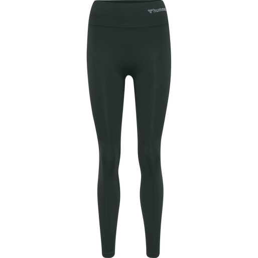 hmlTIF SEAMLESS HIGH WAIST TIGHTS, DARKEST SPRUCE, packshot