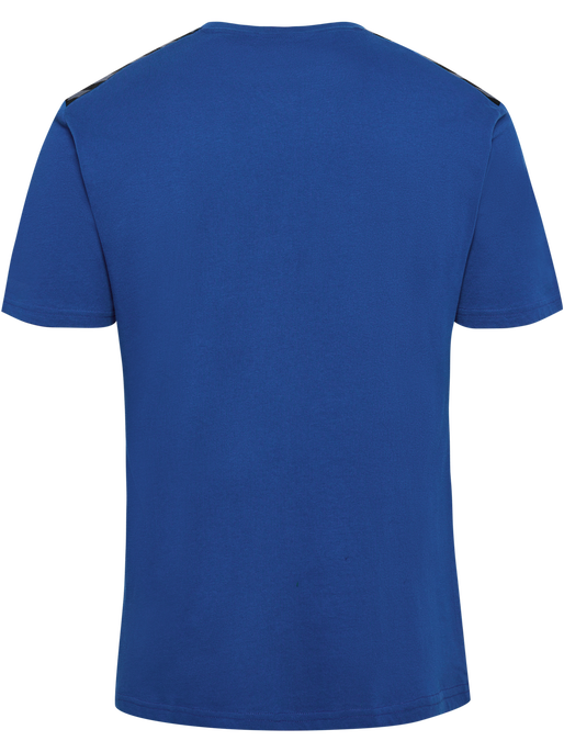 hmlAUTHENTIC CO T-SHIRT S/S, TRUE BLUE hmlAUTHENTIC CO T-SHIRT S/S, TRUE BLUE, packshot