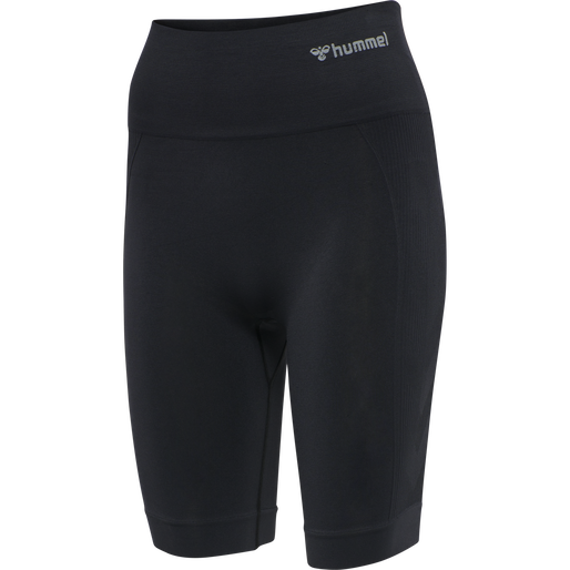 hmlTIF SEAMLESS CYLING SHORTS, BLACK, packshot