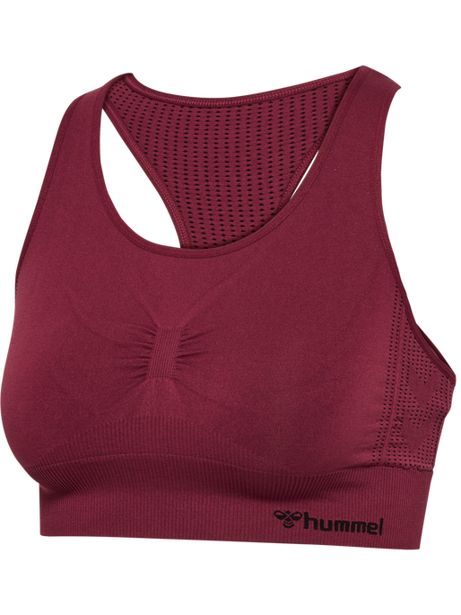 hmlMT SHAPING SEAMLESS SPORTS TOP, ZINFANDEL, packshot