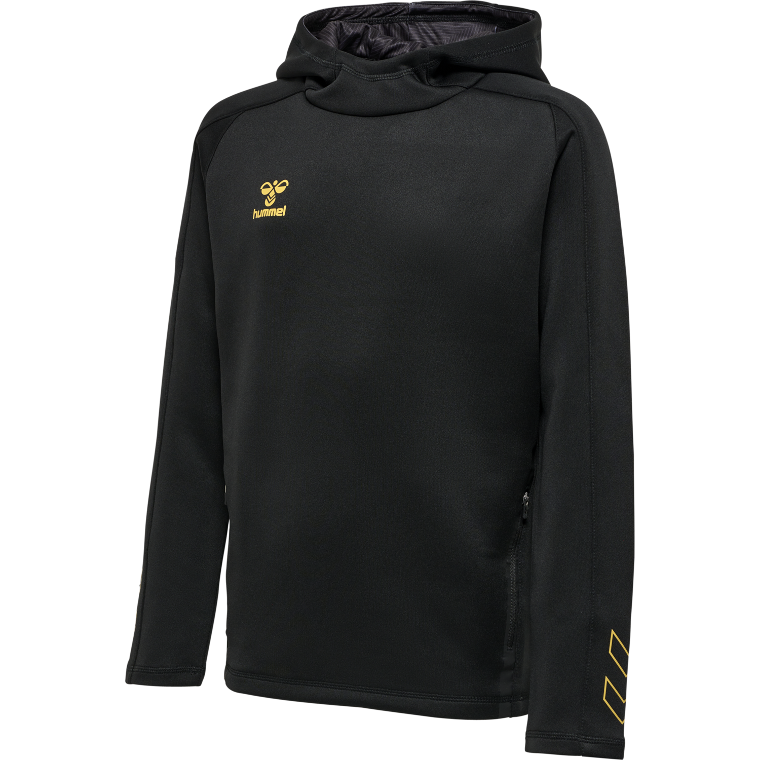 hmlCIMA XK HOODIE KIDS, BLACK, packshot