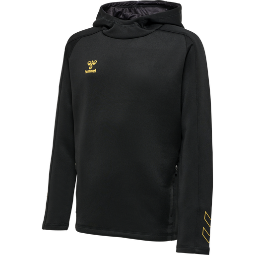 hmlCIMA XK HOODIE KIDS, BLACK, packshot