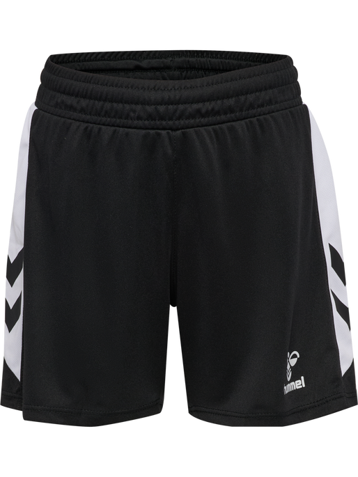 hmlMATCH SHORTS KIDS, BLACK/WHITE, packshot