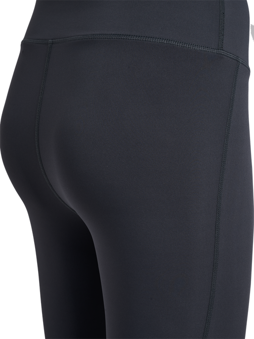 hmlPULSE HIGH WAIST TIGHTS, EBONY, packshot
