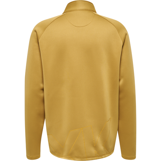 hmlCIMA XK ZIP JACKET, ANTIQUE GOLD, packshot