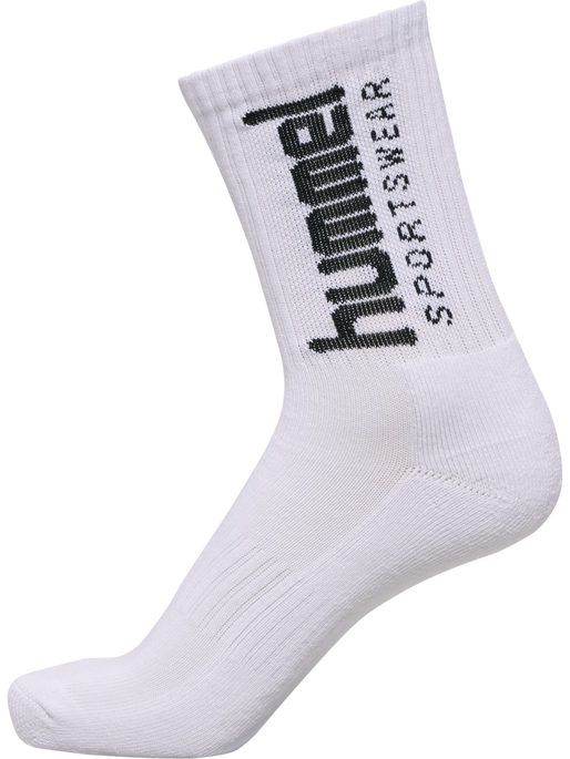 hml3-PACK SOCKS SPORTSWEAR BIG, WHITE, packshot