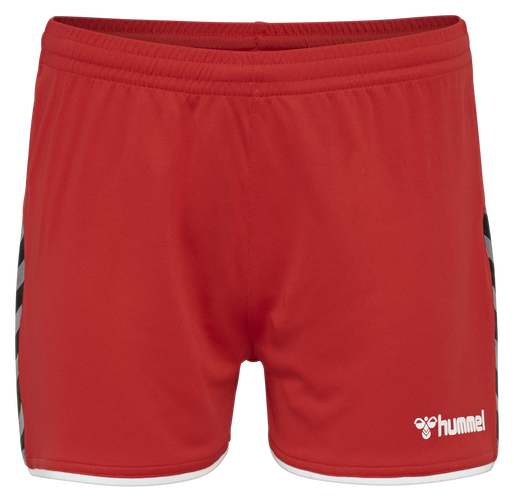 hmlAUTHENTIC POLY SHORTS WOMAN, TRUE RED, packshot