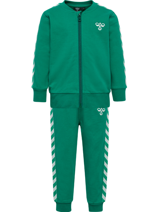 hmlBILLE TRACKSUIT, PEPPER GREEN, packshot