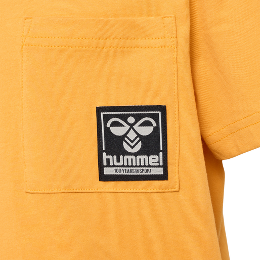 hmlROCK T-SHIRT S/S, BUTTERSCOTCH, packshot