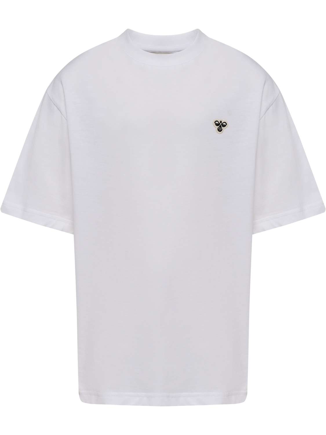 hmlJR LOOSE T-SHIRT S/S BEE, BRIGHT WHITE, packshot