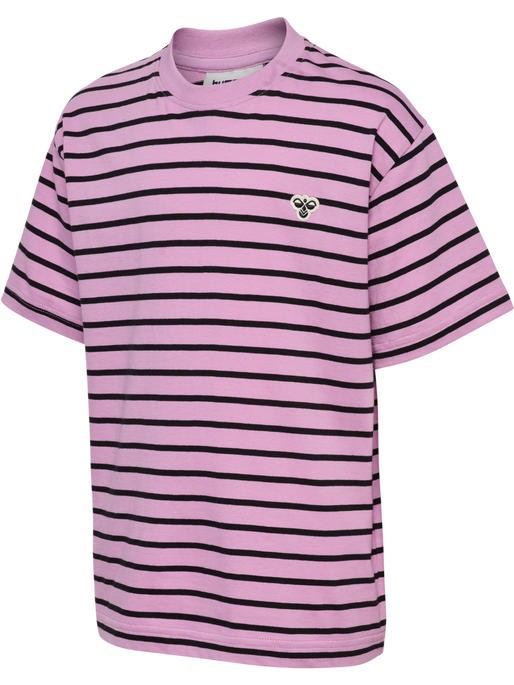 hmlJR LOOSE STRIPED SET BEE, SMOKY GRAPE, packshot