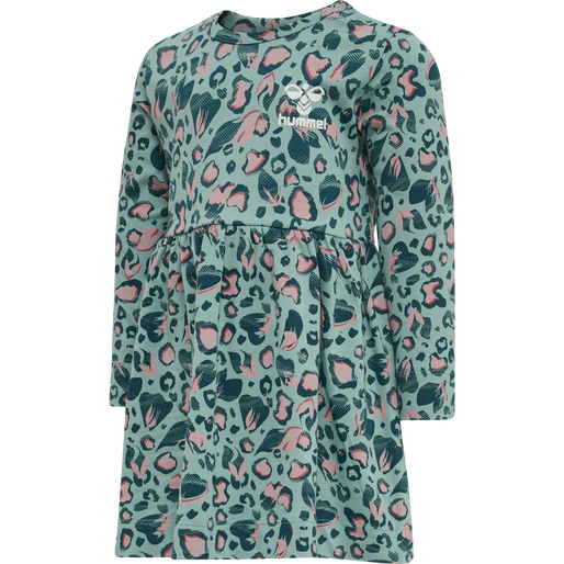 hmlSONJA DRESS L/S, MINERAL BLUE, packshot