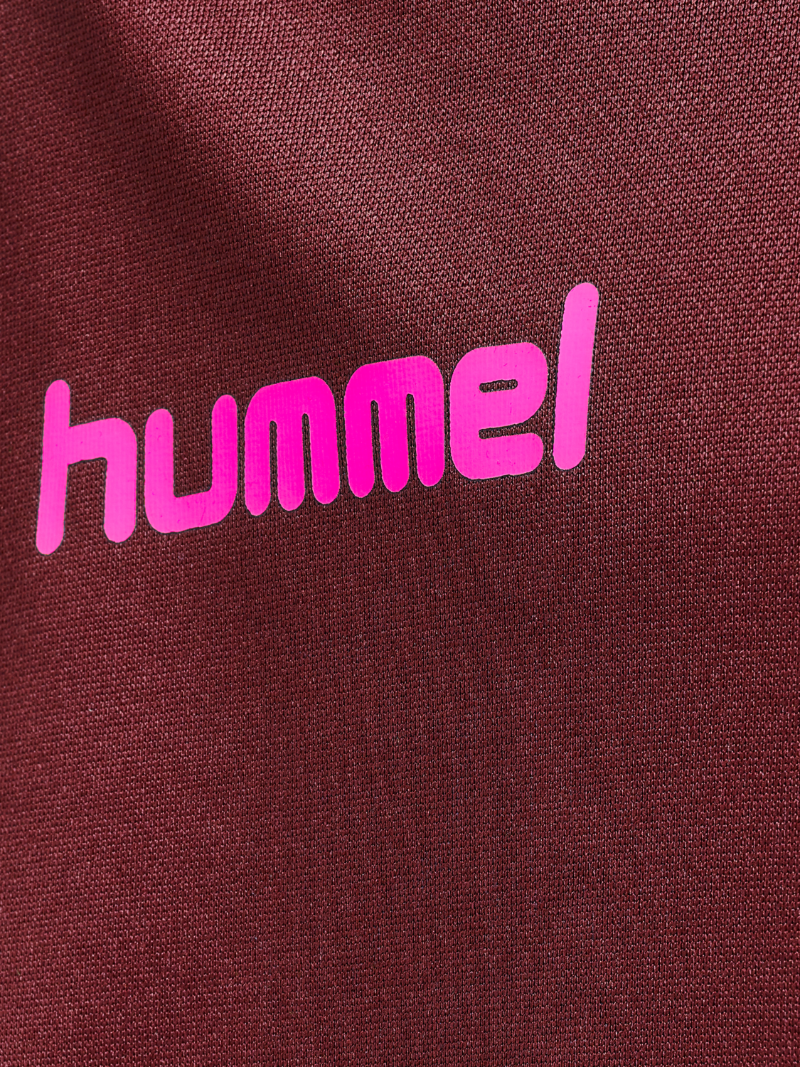 hmlPROMO KIDS POLY HOODIE, BIKING RED/RASPBERRY SORBET, packshot