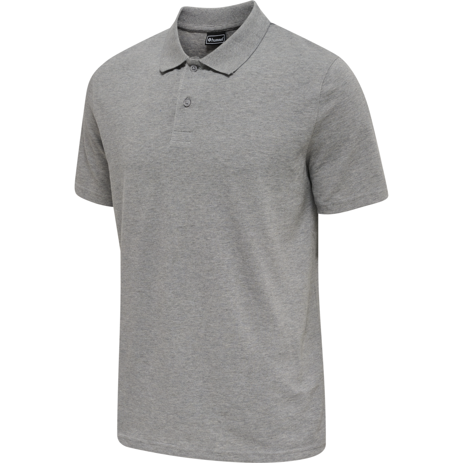 hmlRED CLASSIC POLO, GREY MELANGE, packshot