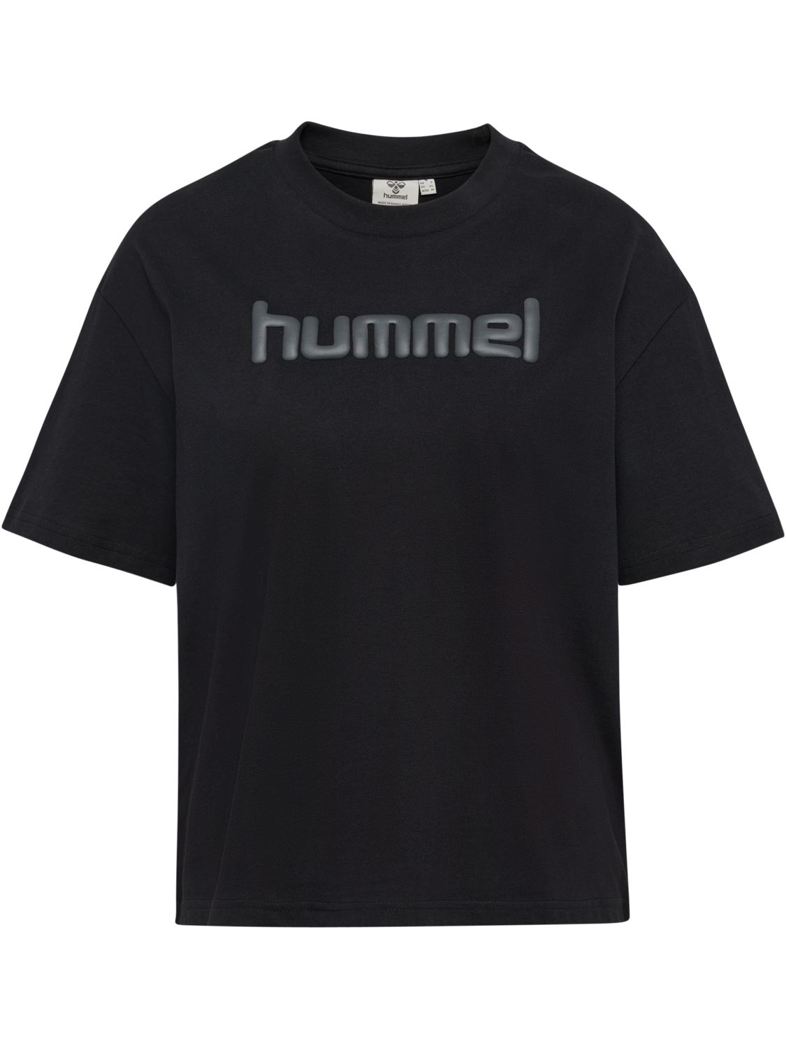 hmlKEEPER GRAPHIC W T-SHIRT S/S, BLACK/EBONY, packshot