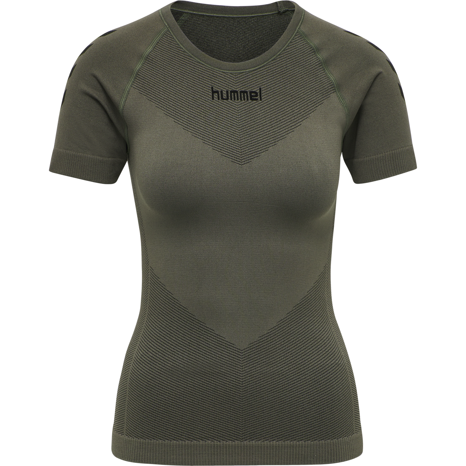 HUMMEL FIRST SEAMLESS JERSEY S/S W, GRAPE LEAF, packshot