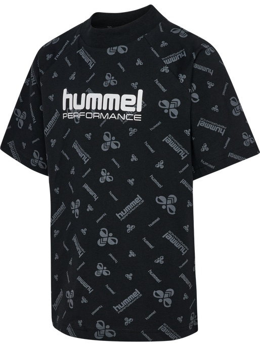 hmlJR DANCE T-SHIRT S/S, BLACK/EBONY hmlJR DANCE T-SHIRT S/S, BLACK/EBONY, packshot