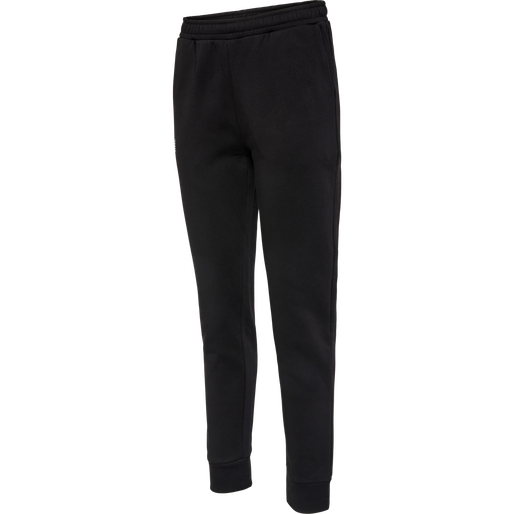 hmlCOURT COTTON SWEATPANTS WOMAN, BLACK, packshot