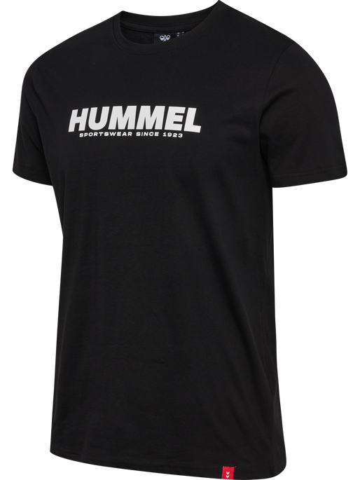 hmlLEGACY T-SHIRT, BLACK, packshot