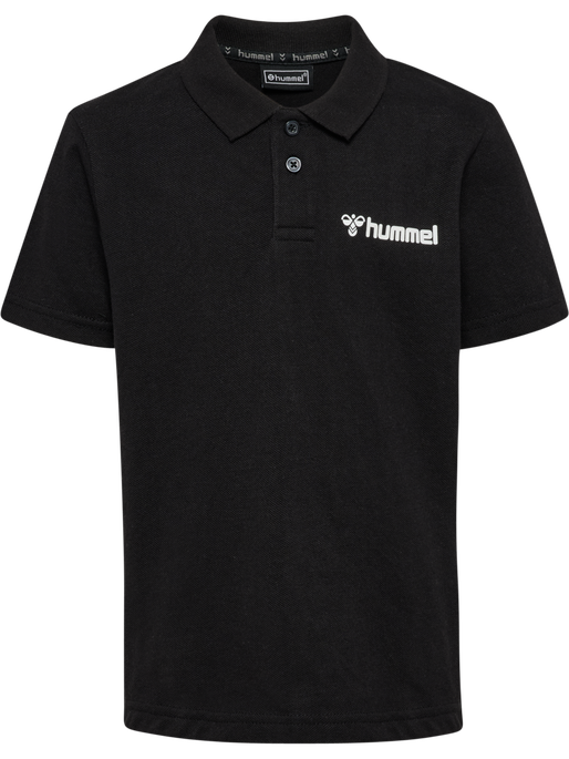 hmlMOVER COTTON POLO KIDS, BLACK hmlMOVER COTTON POLO KIDS, BLACK, packshot