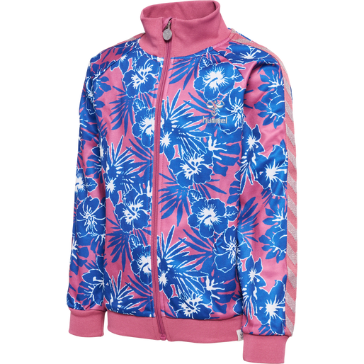 hmlFLOWERY ZIP JACKET, HEATHER ROSE, packshot