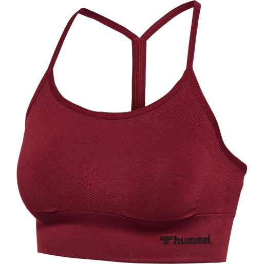 hmlTIFFY SEAMLESS SPORTS TOP, CABERNET, packshot
