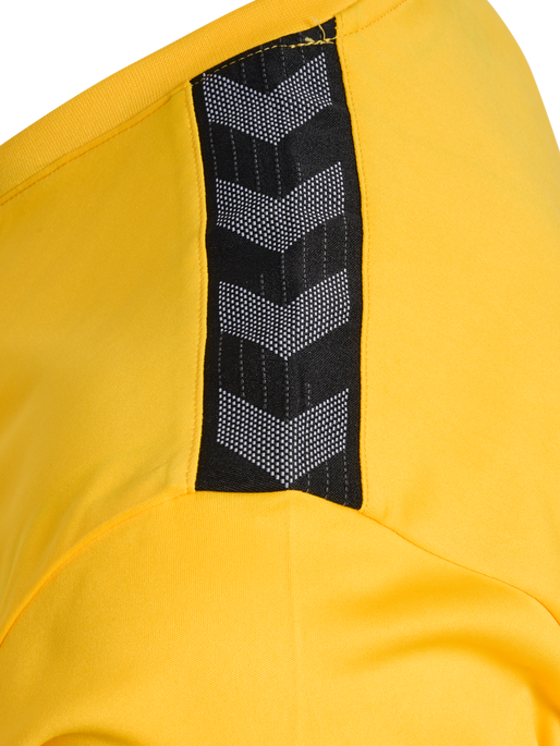 hmlAUTHENTIC PL JERSEY S/S, SPORTS YELLOW/TRUE BLUE, packshot