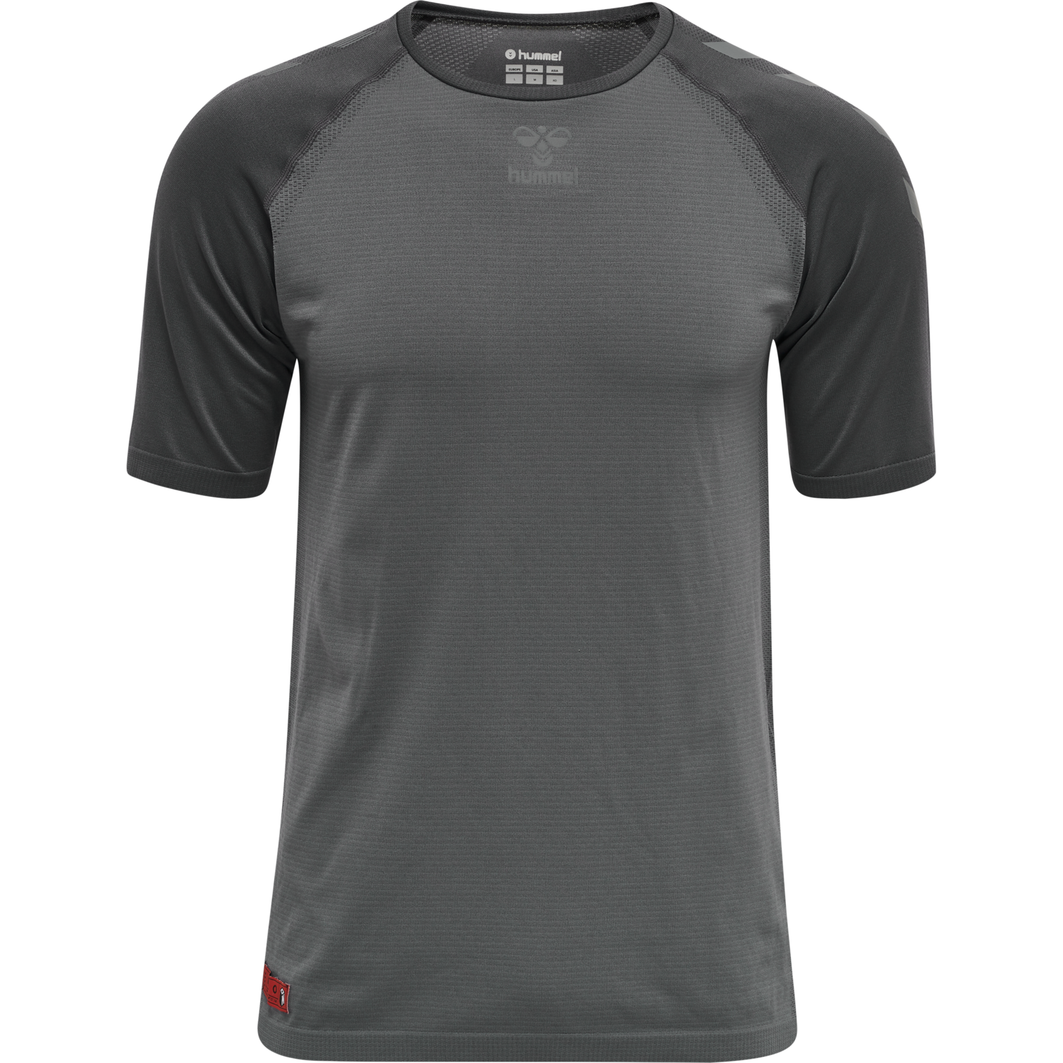 hmlPRO GRID SEAMLESS S/S, FORGED IRON/QUIET SHADE, packshot